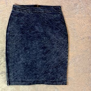Foreign Exchange Jean Skirt